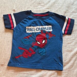 Marvel Spider-Man Blue and Red Kids TShirt Size 3T